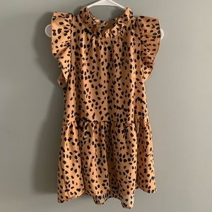 High Neck Ruffle Blouse